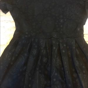 Large LulaRoe black Amelia dress - hard to find
